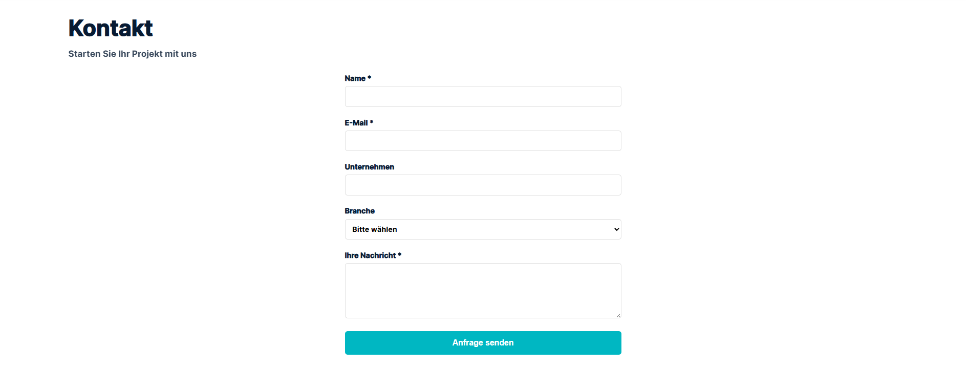 ElektroTech – Kontaktseite