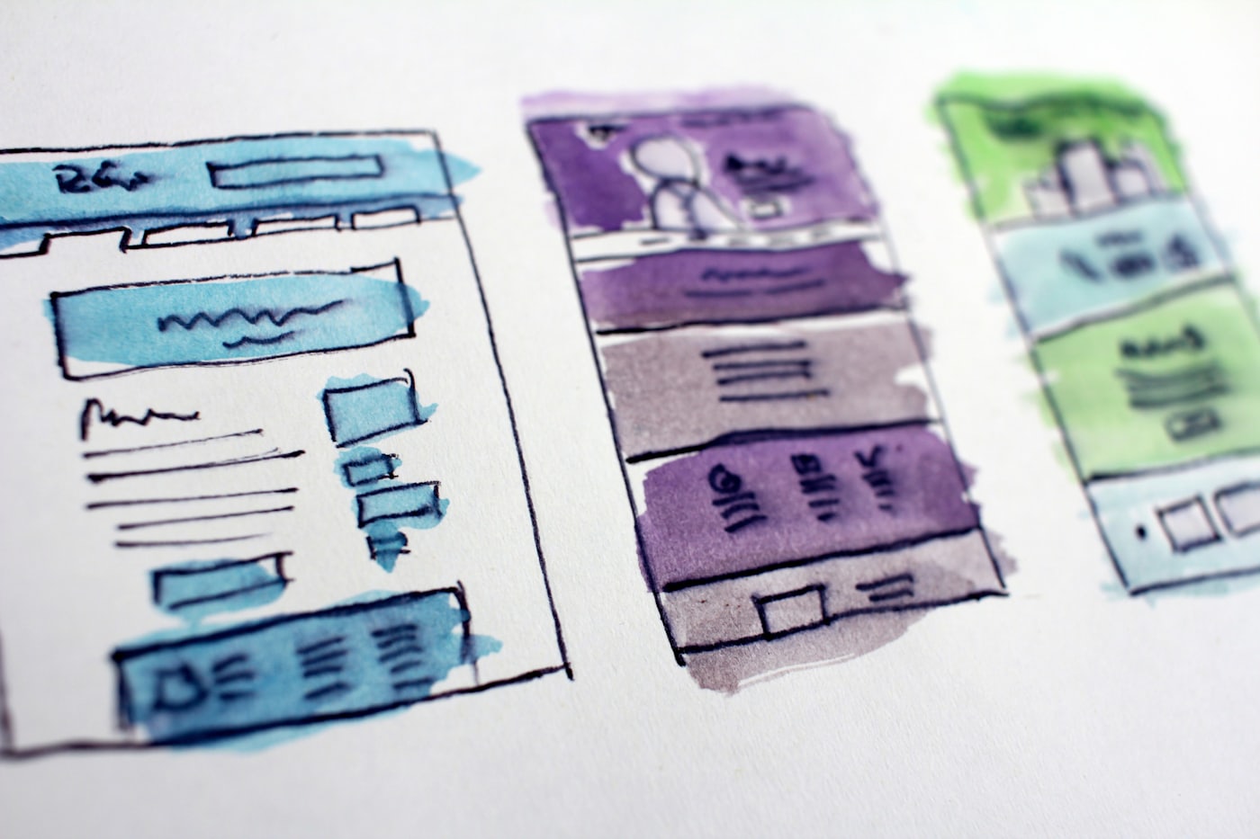 Von der Idee bis zum Launch — Wireframes
